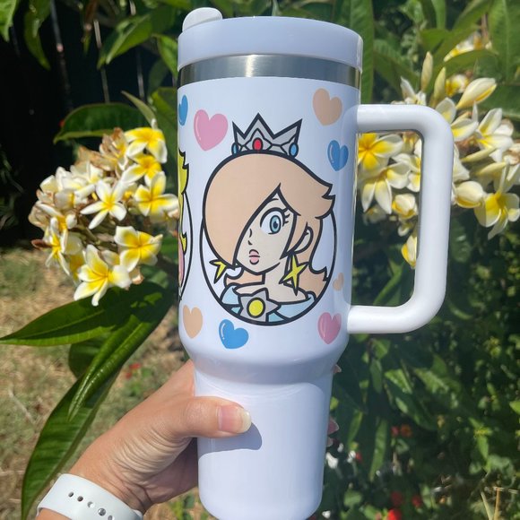 Christmas gift thanksgiving tumbler Nintendo Princess Peach Daisy Super Mario - Picture 1 of 3